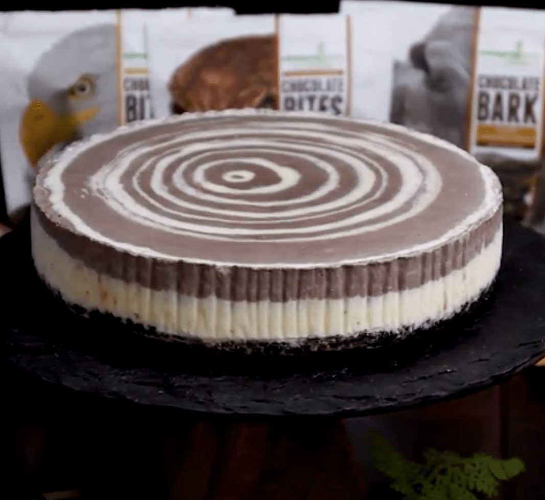 Funky Zebra Cheesecake