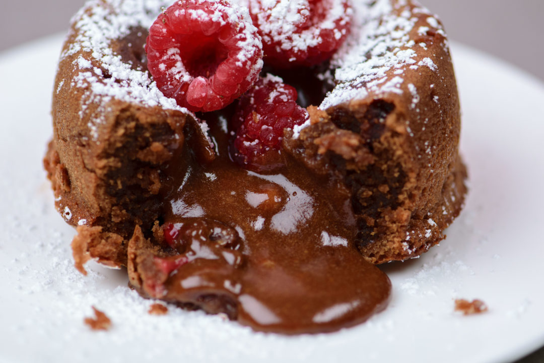 SingleServing Chocolate Raspberry Lava Cake Recipe So Yummy