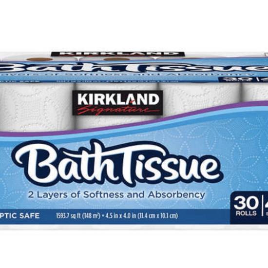 kirkland brand toilet paper costco
