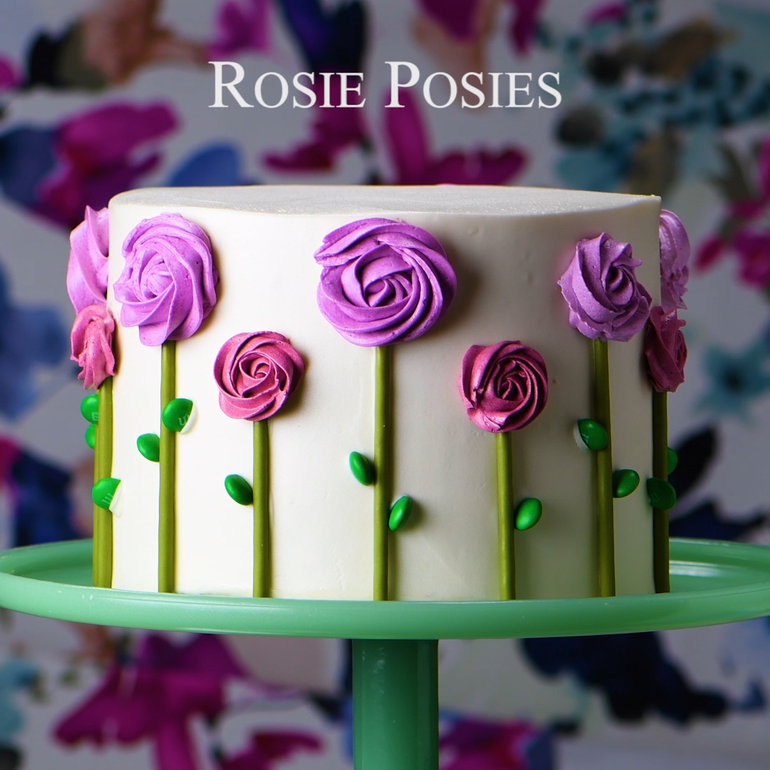 Pocky Flower Garden Cake