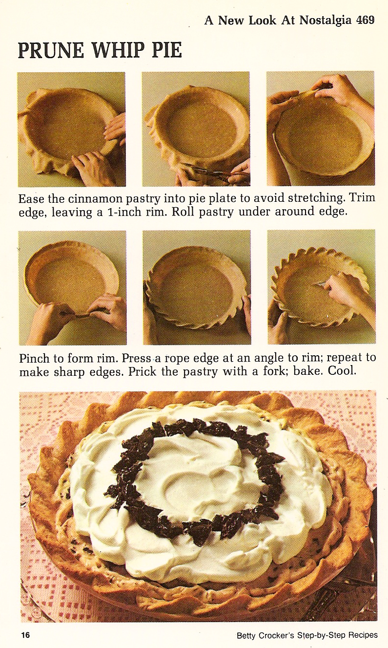 Prune Whip Pie