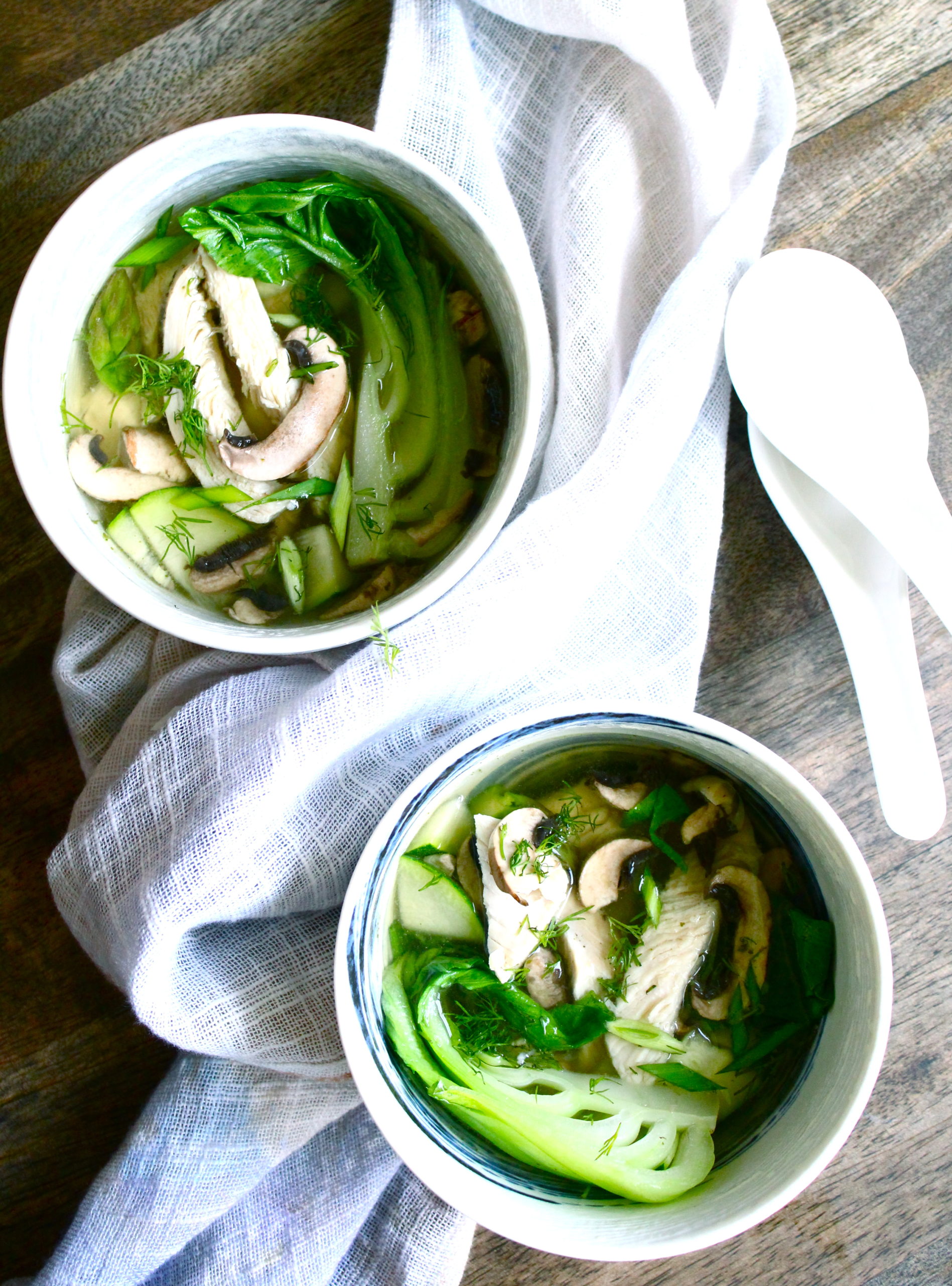 Chicken & Bok Choy Soup