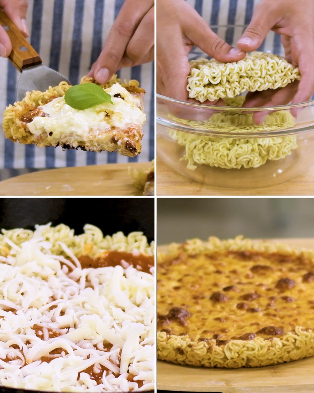 Instant Ramen Noodle Pizza